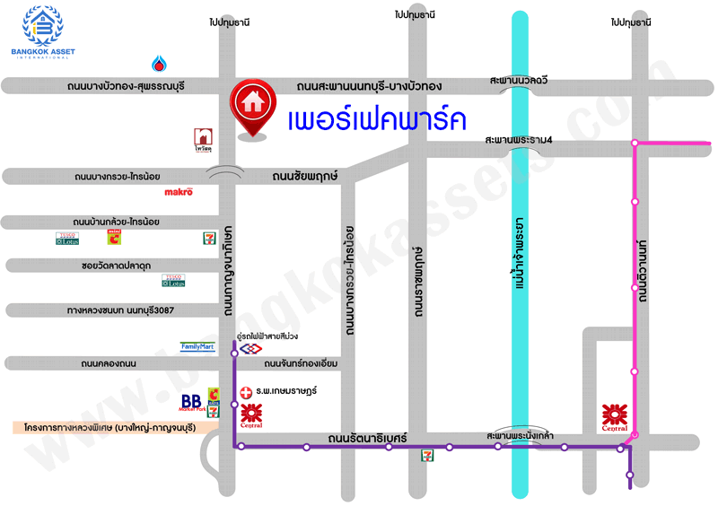 บ้านมือสองตกแต่งใหม่ แบรนด์ Property Perfect ม.เพอร์เฟคพาร์ค บางบัวทอง เนื้อที่ 36 ตร.ว. ฟังก์ชัน 3 ห้องนอน 2 ห้องน้ำ 2 ที่จอดรถ เติมเต็มทุกความต้องการ ใช้ชีวิตแบบใกล้ชิดธรรมชาติ บนทำเลเดินทางสะดวก เชื่อมต่อ ถ.กาญจนาภิเษก ใกล้ทางด่วน"ศรีรัช" และรถไฟฟ้าสายสีม่วง "สถานีคลองบางไผ่"